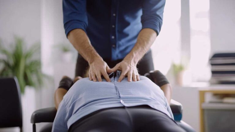 Chiropractic photo from Adobe Stock